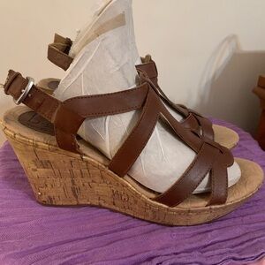 B.O.C sandals in brown leather size 10